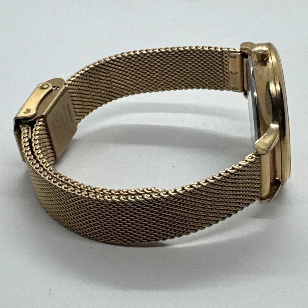 Skagen Anita SKW2413 Women's Gold Stainless Steel Mesh Analog Dial Watch AEA303